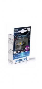 PHILIPS 12859 6000K Лампа светодиодная Fest C5W 12V- 1W (SV8,5-38/11) X-treme Vision LED 1 шт. Philips 12859 Лампа светодиодная Fest C5W 12V- 1W (SV8,5-38/11) X-treme Vision LED 6000K 1шт.
LED-технология используется повсюду... в том числе в вашем автомобилеPhilips представляет новую линейку LED-ламп для сигнального освещения и салона автомобиля. Эти усовершенствованные лампы гарантируют водителям все преимущества LED-освещения плюс избавление от хлопот!Термостойкость• Повышенная устойчивость к перепаду температурПростое подключение• Подходит для большинства автомобилейМаксимальная отдача• Почти в 2 раза больше света, чем от галогенной лампы• Цветовая температура 6000 К