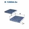 Фильтр салонный Filtron K1260A-2X (LAK467/S) угольный (комплект 2 шт.)