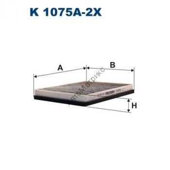 Фильтр салонный Filtron K1075A-2X (LAK73/S), угольный 2 шт. MW Serie 5 (E39)