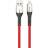 Кабель USB - 8 pin FaisON FS-K-1027 CURIOUS, 1.0м, 2.0A, цвет: красный