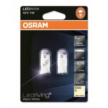 OSRAM 2850WW-02B Лампа светодиодная габаритная безцокольная W5W 4000K 2 шт. 
