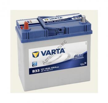 Аккумулятор автомобильный VARTA B33 Blue dynamic ASIA, 12V 45Ah 330A, прямой полярности (тонкие клем Аккумулятор автомобильный VARTA Blue dynamic ASIA B33 45Ah 330 A Прямой Полярности (Тонкие клемы) 238*129*227
545 157 033 B33
545157033