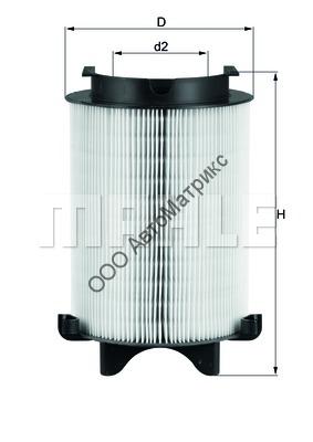 Фильтр воздушный KNECHT (MAHLE) LX1566 Фильтр воздушный KNECHT (MAHLE) LX1566