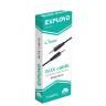 Кабель AUX, Jack 3,5mm(m) - Jack 3,5mm(m) Exployd EX-K-472, Classic, 1.0м, цвет: чёрный
