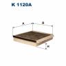 Фильтр салонный Filtron K1120A (LAK98) угольный