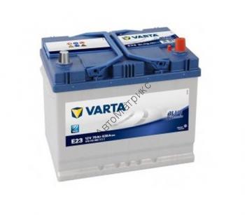 Аккумулятор автомобильный VARTA E23 Blue dynamic ASIA, 12V 70Ah 630A, обратной полярности, 261x175x2 Аккумулятор автомобильный VARTA E23 Blue dynamic Asia  12V 70Ah 630A
261x175x220, обратной полярности
570 412 063 E23 3132
570412063