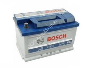 Аккумулятор автомобильный BOSCH S4007, 12V 72Ah 680A, обратной полярности, 278x175x175 
Аккумулятор BOSCH S4 72 а/ч, обратной полярности
S4 007 SILVER 12V 72Ah 680A  
278x175x175  /-+/             (Длина x Ширина x Высота)
0092S40070
