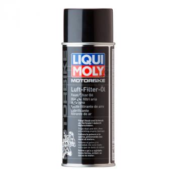 Liqui Moly Luft Filter Oil 3950 Масло для пропитки воздушных фильтров (спрей), 400 мл. Сверхлипкий аэрозольный синтетический состав для пропитки пористых фильтрующих материалов для улучшения улавливания пыли, грязи и песка. Для периодической обработки многоразовых воздушных фильтров пониженного сопротивления мотоциклетной и автомобильной техники. 