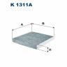 Фильтр салонный Filtron K1311A (LAK888) угольный