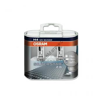 OSRAM 64193SV2 BOX SILVERSTAR 2.0 H4 12V 60/55W (P43t) 2 шт. OSRAM 64193SV2 BOX SILVERSTAR 2.0 H4 12V 60/55W (P43t) 2 шт.