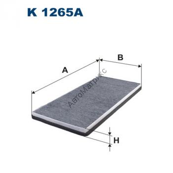 Фильтр салонный Filtron K1265A (LAK62) угольный BMW Serie X5 (E53); Landrover Range Rover III