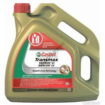 Castrol Transmax DEXRON-VI MERCON-LV Трансмиссионное масло 4 л. Жидкость для автоматических коробок передач GM, Ford