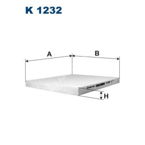 Фильтр салонный Filtron K1232 (LA301) Hyundai Genesis, Solaris, Tucson; Kia Carens II, Rio II, Rio III, Sportage II