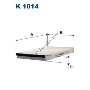 Фильтр салонный Filtron K1014 (LA75) Lada (BA3) Chevrolet Niva (2123); Opel Astra Classic II, Astra G/Cabrio/Coupe (Astra II), Astra H (Astra III), Zafira I; Vauxhall Astra-G, Astra-H, Astramax/Astra Van, Zafira I
