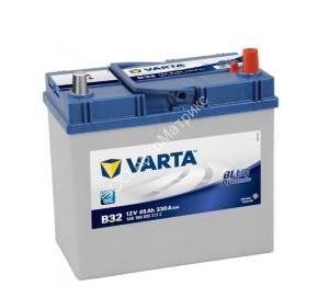 Аккумулятор автомобильный VARTA B32 Blue dynamic ASIA, 12V 45Ah 330A, обратной полярности, 238x129x2 Аккумулятор автомобильный VARTA Blue dynamic ASIA B32 45Ah 330 A Обратной Полярности 238x129x227
545 156 033 B32 3132
545156033