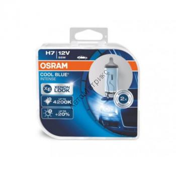 OSRAM COOL BLUE INTENSE 64210CBI-DuoBox Комплект ламп H7 55W белый спектр 1 ком. 2шт. OSRAM COOL BLUE INTENSE 64210CBI-DuoBox Комплект ламп H7 55W белый спектр 1 ком. 2шт.
