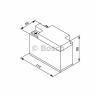 Мото аккумулятор BOSCH AGM M6003 12V 2,3AH 30A обр.пол. Y12 (YTR4A-BS), 114x49x86 - Мото аккумулятор BOSCH AGM M6003 12V 2,3AH 30A обр.пол. Y12 (YTR4A-BS), 114x49x86