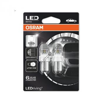 OSRAM 1557CW-02B Лампы светодиодные P21/5W 12V (BAY15d) 6000K 2 шт. OSRAM 1557CW-02B Лампы светодиодные P21/5W 12V (BAY15d) 6000K 2 шт.