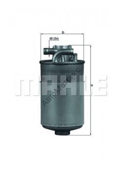 Фильтр топливный KNECHT (MAHLE) KL 154 Фильтр топливный KNECHT (MAHLE) KL 154 057 127 401 AUDI A4,A6/VW PASSAT 2.5TDi