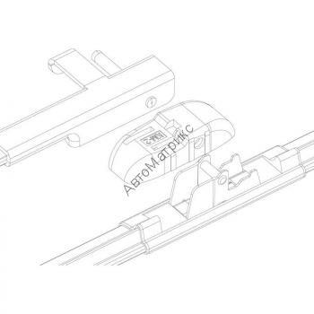 Osawa KM-2 (Side Pin) Адаптер для стеклоочистителей FW, 2 шт. Адаптеры Osawa подходят только к бескаркасным и зимним щеткам стеклоочистителей Osawa.