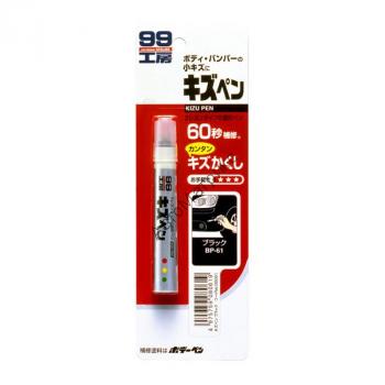 Soft99 Kizu Pen BP-61 Краска-карандаш для заделки царапин (ЧЕРНЫЙ) Благодаря содержанию смолы крепко держится на металле. Предотвращает появление ржавчины. Наносится на пластик и металл. Очень прост в использовании. 