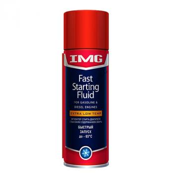 IMG MG-901 Starting Fluid Жидкость &quot;Быстрый запуск&quot; (аэрозоль) 520 мл. Обеспечивает быстрый запуск бензиновых и дизельных двигателей в условиях низких температур (до -65°С) или высокой влажности.