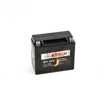 Мото аккумулятор BOSCH AGM M6023 12V 18AH 250A обр.пол. Y4 (YTX20L-4, YTX20L-BS), 177x88x156 Аккумулятор для мотоциклов BOSCH