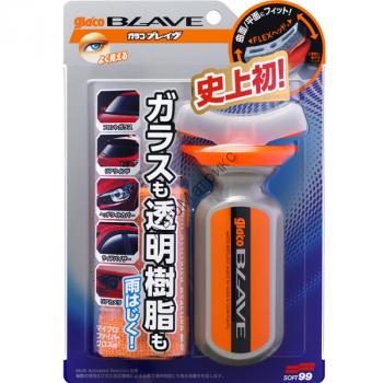 Soft99 04953 Glaco Blave Антидождь для стекол и пластика 70 мл. Первый антидождь, который подходит для нанесения на стекло и пластик.