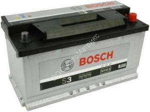 Аккумулятор автомобильный BOSCH S3013, 12V 90Ah 720A, обратной полярности, 353x175x190 Аккумулятор BOSCH S3 90 а/ч, обратной полярности
S3 013 SILVER 12V 90Ah 720A
353x175x190 /-+/ (Длина x Ширина x Высота)
0092S30130
