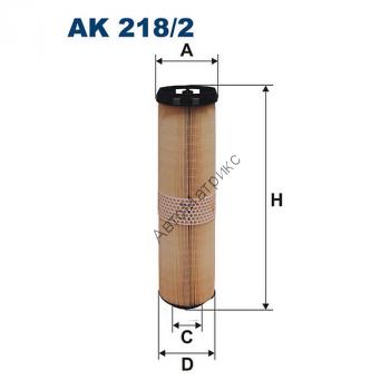 Фильтр воздушный FILTRON AK 218/2 (LX816/4) MERCEDES 200CDI,220CDI,270CDI W211