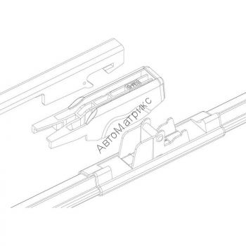 Osawa KM-5 (Claw) Адаптер для стеклоочистителей FW, 2 шт. Адаптеры Osawa подходят только к бескаркасным и зимним щеткам стеклоочистителей Osawa.