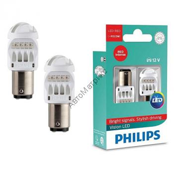 PHILIPS 12836REDX2 Светодиодные лампы Philips Vision LED комплект 2 шт. P21/5W 12V (BAY15d) PHILIPS 12836REDX2 Светодиодные лампы Philips Vision LED комплект 2 шт. P21/5W 12V (BAY15d)