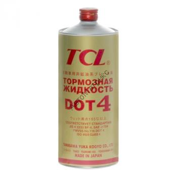 Тормозная жидкость TCL DOT4, 1 л Жидкость тормозная TCL DOT4, 1 л