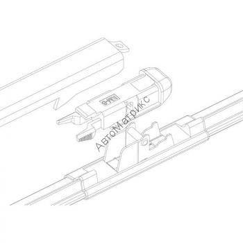 Osawa KM-6 (Top Lock, Pinch Tab) Адаптер для стеклоочистителей FW, 2 шт. Адаптеры Osawa подходят только к бескаркасным и зимним щеткам стеклоочистителей Osawa.