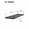 Фильтр салонный Filtron K1000A (LAK11) угольный