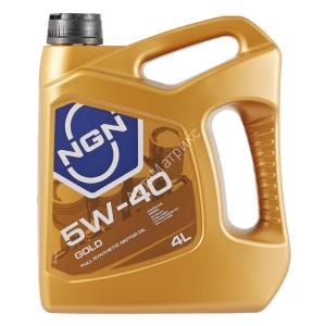 Синтетическое моторное масло NGN 5W-40 GOLD SN/CF 4л. Синтетическое моторное масло NGN 5W-40 GOLD SN/CF 4л.