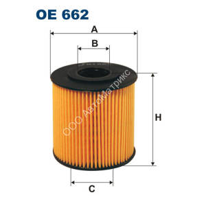 Фильтр масляный FILTRON OE 662 (OX149D)  Фильтр масляный FILTRON OE662 (CH 8905) VOLVO S40,V40,S60,C70,S70,V70,S80 