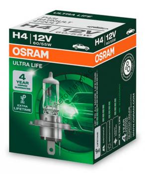 OSRAM 64193ULT Ultra Life Лампа галогенная H4 12V 60/55W 1 шт. Автомобильные лампы для комфортного вождения: OSRAM ULTRA LIFE —это до трех раз более длительный срок службы