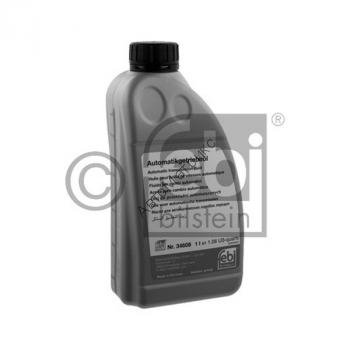 FEBI 34608 Трансмиссионное масло ATF M1375.4 (желтое) 1 л. Трансмиссионная жидкость для 6-ступенчатых АКПП ZF серии 6HP, 6HP19, 6HP21, 6HP26, 6HP28, 6HP32, 6HP (SHELL M-1375.4), цвет: желтый