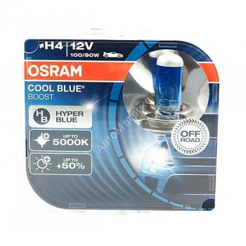 OSRAM 62193CBB-HCB Cool Blue Boost Xenon Look 5000K Комплект ламп H4 100/90W белый спектр OSRAM 62193CBB-HCB Cool Blue Boost Xenon Look 5000K Комплект ламп H4 100/90W белый спектр