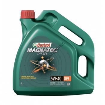Синтетическое масло Castrol Magnatec diesel 5W-40 DPF 4 л. CASTROL Magnatec Diesel 5W-40 B4 - полностью синтетическое моторное масло. Создано по новой технологии “Intelligent Molecules” для дизельных двигателей, благодаря чему образуется более прочная защитная плёнка на рабочих поверхностях, что обеспечивает эффективную работу и увеличение ресурса двигателя