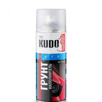 KUDO KU-2203 1K грунт-наполнитель акриловый  цвет чёрный 520 мл. KUDO KU-2203 1K грунт-наполнитель акриловый  цвет чёрный 520 мл.
