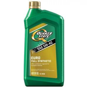  Масло моторное синтетическое QUAKER STATE EURO Ultimate Durability Full Synthetic 5W-40 946 мл. Масло моторное синтетическое QUAKER STATE EURO Ultimate Durability Full Synthetic 5W-40 946 мл.