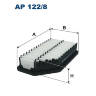 Фильтр воздушный FILTRON AP 122/8 (LX3300)
