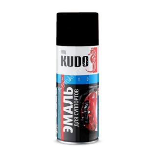 KUDO KU-5214 Термостойкая эмаль для суппортов, цвет чёрный 520 мл. KUDO KU-5214 Термостойкая эмаль для суппортов, цвет чёрный 520 мл.