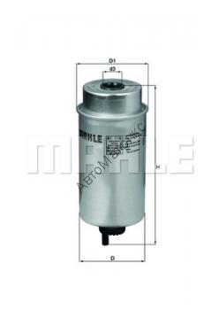 Фильтр топливный KNECHT (MAHLE) KC 116 Фильтр топливный KNECHT (MAHLE) KC 116 4 032 667 FORD TRANSIT 2.0-2.4DI/TDI 00=&gt;