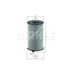 Фильтр масляный KNECHT (MAHLE) OX205/2D (CH10035) Фильтр маслянный KNECHT (MAHLE) OX205/2D OEKO