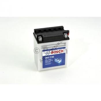 Мото аккумулятор BOSCH FRESH PACK M4F36 12V 14AH 190A обр.пол. Y8 (YB14L-B2), 136x91x168 Аккумулятор для мотоциклов BOSCH