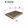 Фильтр салонный Filtron K1237A (LAK387) угольный