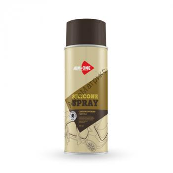 AIM-ONE AD-200 SILICONE SPRAY 450ML СИЛИКОНОВАЯ СМАЗКА АЭРОЗОЛЬ. Удаляет любые остатки клея, скотча, смолы, наклеек, следы тонировки со стекол и лакокрасочного покрытия, не повреждая поверхность.